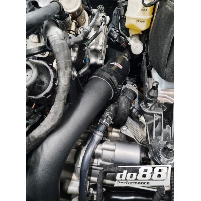 VW T-roc 2,0TFSi MQB EA888 EVO4 A11 DO88 för Standard IC tryckrör med svarta slangar