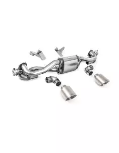 Porsche Cayman 718 4,0 GT4 OPF (Efter-Februari 2020) Milltek Sport OPF-Back med aktiva avgasventiler 2x Titan 115mm GT Utblås