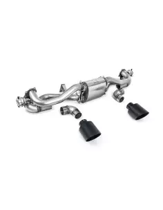 Porsche Cayman 718 4,0 GTS OPF (Pre-Februari 2020) Milltek Sport OPF-Back med aktiva avgasventiler 2x Svarta 115mm GT Utblås