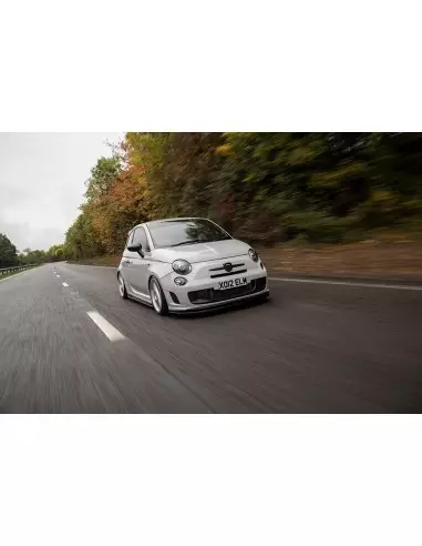 Abarth 500/595/695 1,4Turbo (endast manuella växellådor) Forge Motorsport Intercooler kit med svarta slangar