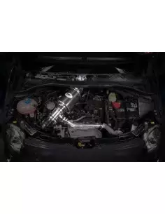 Abarth 500/595/695 1,4Turbo Forge Motorsport Kolfiber insugskit med svart silicon slang 2