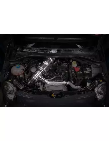 Abarth 500/595/695 1,4Turbo Forge Motorsport Kolfiber insugskit med svart silicon slang