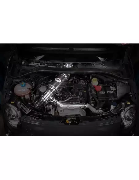 Abarth 500/595/695 1,4Turbo Forge Motorsport Kolfiber insugskit med svart silicon slang
