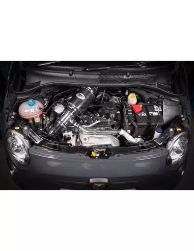 Abarth 500/595/695 1,4Turbo Forge Motorsport Kolfiber insugskit med svart silicon slang