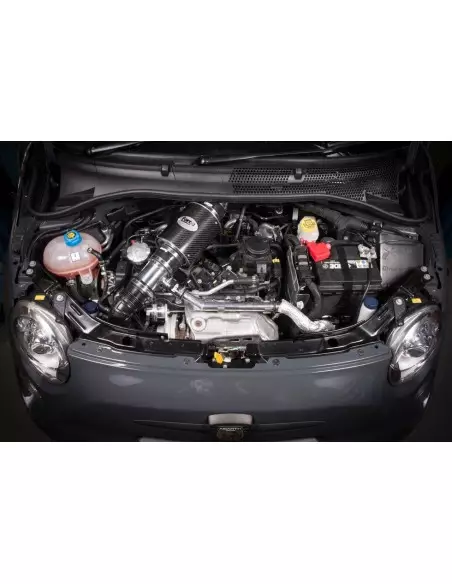 Abarth 500/595/695 1,4Turbo Forge Motorsport Kolfiber insugskit med svart silicon slang