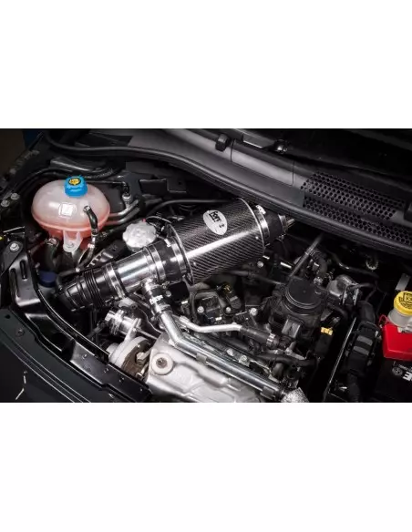 Abarth 500/595/695 1,4Turbo Forge Motorsport Kolfiber insugskit med svart silicon slang