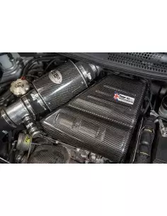 Abarth 500/595/695 1,4Turbo Forge Motorsport Kolfiber motorkåpa (till bilar med Forge insug)