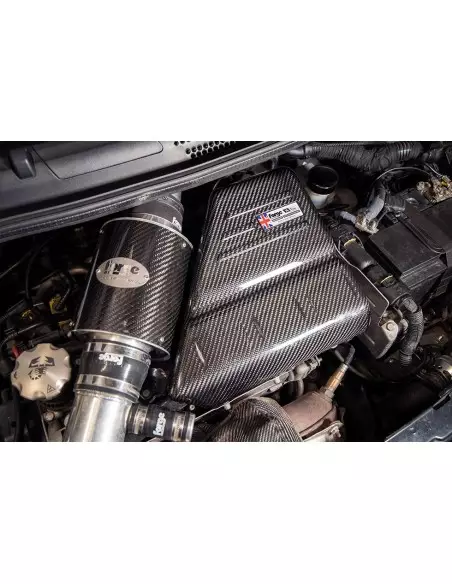 Abarth 500/595/695 1,4Turbo Forge Motorsport Kolfiber motorkåpa (till bilar med Forge insug)
