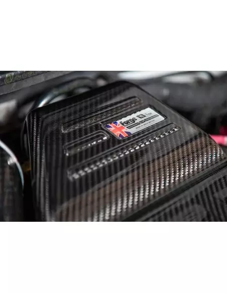 Abarth 500/595/695 1,4Turbo Forge Motorsport Kolfiber motorkåpa (till bilar med Forge insug)