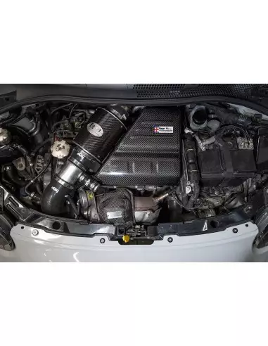 Abarth 500/595/695 1,4Turbo Forge Motorsport Kolfiber motorkåpa (till bilar med Forge insug)