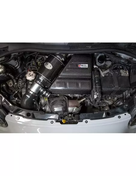 Abarth 500/595/695 1,4Turbo Forge Motorsport Kolfiber motorkåpa (till bilar med Forge insug)