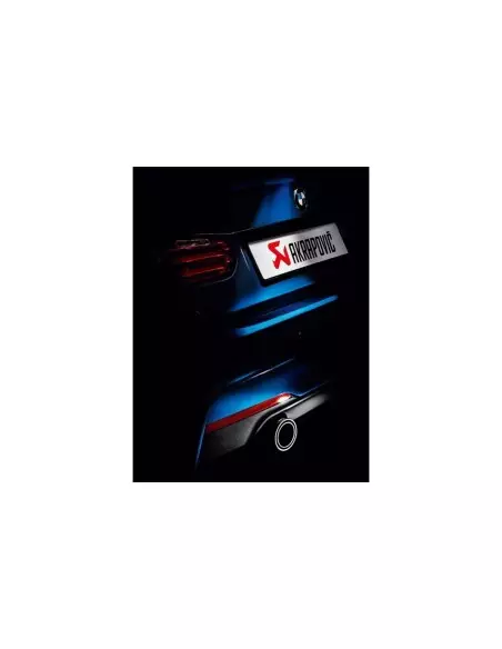 BMW 335i F30 / F31 Akrapovic Evolution System i rostfritt med kolfiber utblås