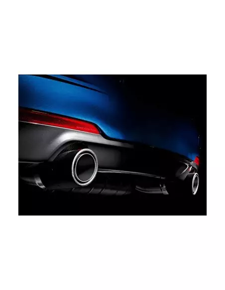 BMW 335i F30 / F31 Akrapovic Evolution System i rostfritt med kolfiber utblås