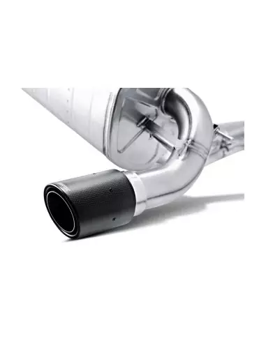 BMW 335i F30 / F31 Akrapovic Evolution System i rostfritt med kolfiber utblås