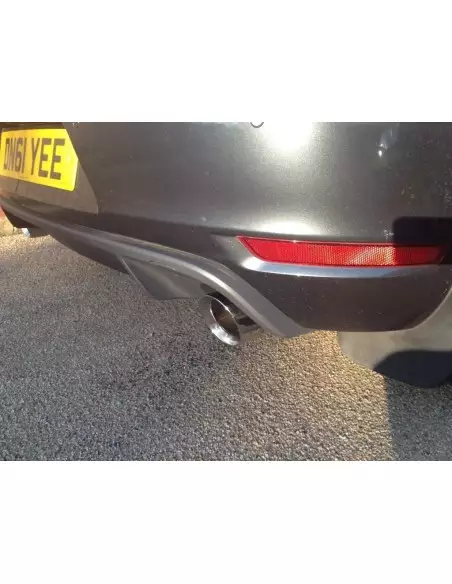 VW Golf GTD mk6 Milltek Sport från Partikelfilter GTi mk6 look 2x 100 chrome GT utblås (kräver Golf GTi mk6 diffuser)
