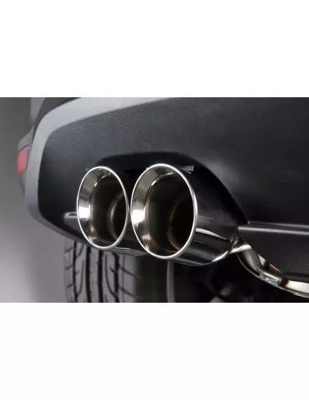 VW Golf GTD mk6 Milltek Sport från Partikelfilter 2x 80 chrome GT utblås