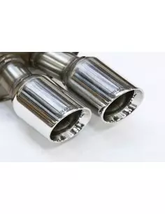 VW Golf 2,0TDi mk6 Milltek Sport Cat-Back 2x 80 chrome JET utblås 2