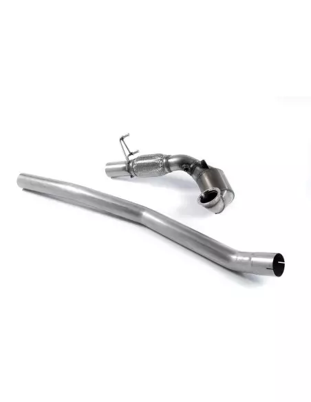 Skoda Octavia 2,0TFSi RS 5E PH2 Milltek Sport 3" gjuten Downpipe med HJS 200 cells racekatalysator (EC Godkänt) (upp till 450hk)