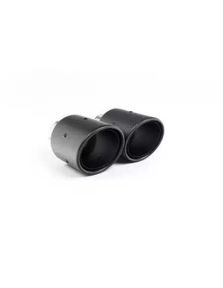 BMW M4 S55 F82/ F83 Milltek Sport Cat-Back 4x 90 Kolfiber JET utblås (måste kapa original avgassystem) - Non-Resonated (mindre-d