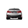 BMW M5 Competition OPF F90 Akrapovic Slip-On System i Titan med kolfiber utblås (för bilar med och utan partikelfilter)