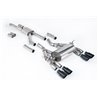 BMW M4 S55 F82/ F83 Milltek Sport Cat-Back 4x 90 svarta GT utblås (måste kapa original avgassystem) - Non-Resonated (mindre-dämpad)