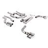 BMW M240i B58 G42 Milltek Sport Cat-Back (OPF-Delete) 4x GT100 Chrome utblås med avgasventiler