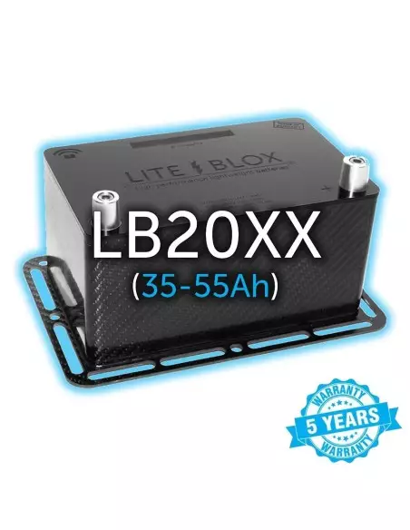 LITE↯BLOX LB20XX GEN4 Batteri för racing och motorsport (4-8 cyl motorer)