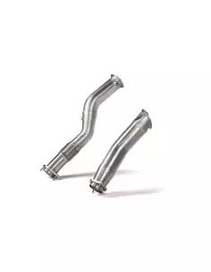 BMW M2 S58 G87 Akrapovic Downpipes i Rostfritt utan katalysatorer