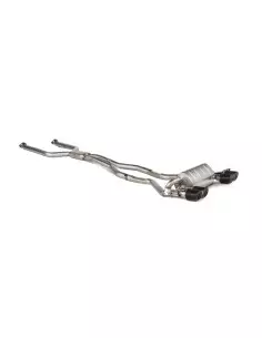 BMW M2 S58 G87 Akrapovic Link-Pipe långt i Titan 2