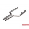 BMW M2 S58 G87 Akrapovic Link-Pipe långt i Titan
