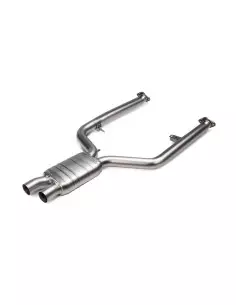 BMW M2 S58 G87 Akrapovic Link-Pipe långt i rostfrittstål
