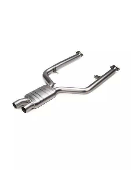 BMW M2 S58 G87 Akrapovic Link-Pipe långt i rostfrittstål