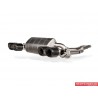 BMW M2 S58 G87 Akrapovic Slip-On i Titan med fyrkantiga Kolfiber utblås