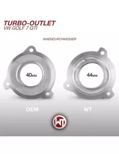 VAG MQB (MK7) 1,8TFSi & 2,0TFSi EA888 EVO3 Wagner Tuning ersättnings rör för turbo ljuddämpare