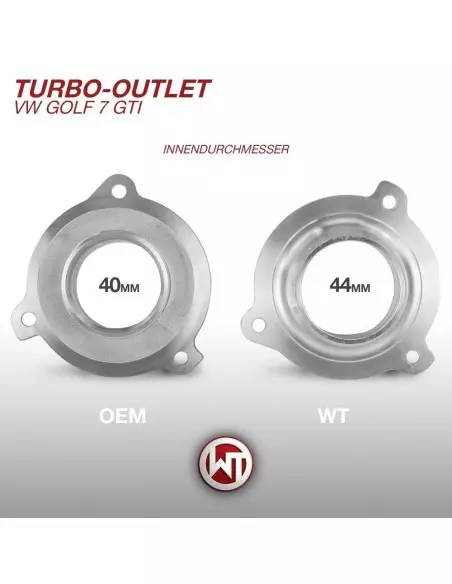 VAG MQB (MK7) 1,8TFSi & 2,0TFSi EA888 EVO3 Wagner Tuning ersättnings rör för turbo ljuddämpare