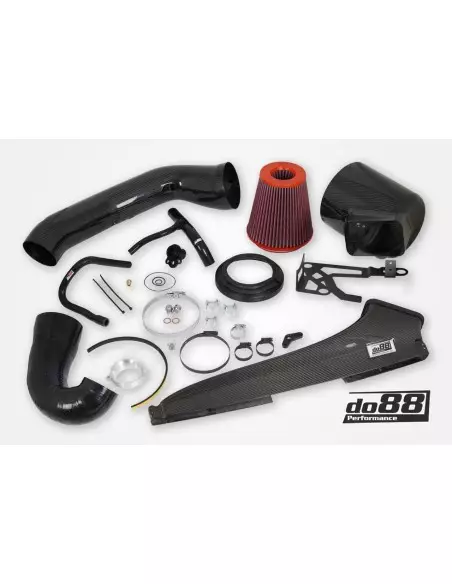 Audi RS3 2,5TFSi 8V Facelift DO88 BeastFlow Slutet kolfiber insugssystem med inloppsslang för TTE600/TTE700 turbo