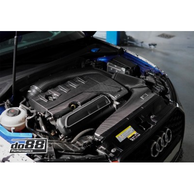 Audi RS3 2,5TFSi 8V Facelift DO88 BeastFlow Slutet kolfiber insugssystem med inloppsslang för TTE600/TTE700 turbo
