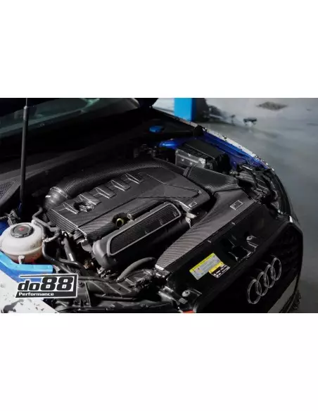 Audi RS3 2,5TFSi 8V Facelift DO88 BeastFlow Slutet kolfiber insugssystem med inloppsslang för TTE600/TTE700 turbo