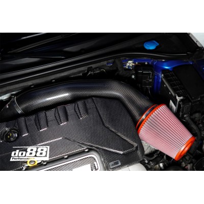 Audi RS3 2,5TFSi 8V Facelift DO88 BeastFlow Öppet kolfiber insugssystem med inloppsslang för TTE600/TTE700 turbo