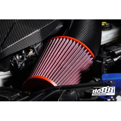 Audi RS3 2,5TFSi 8V Facelift DO88 BeastFlow Öppet kolfiber insugssystem med inloppsslang för TTE600/TTE700 turbo