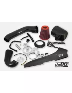 Audi TTRS 2,5TFSi 8S DO88 BeastFlow Slutet kolfiber insugssystem med inloppsslang för TTE777/TTE855 turbo