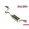 Audi TT 1,8T (framhjulsdriven) Milltek Sport Cat-Back Resonated 1x 100 chrome JET utblås