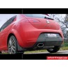Seat Leon 2,0TDi Milltek Sport Cat-Back 1x chrome Ovalt utblås