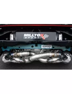 Porsche 992 3,0T Dakar Milltek Sport 2,5" OPF-Back avgassystem Titan (använder original utblås)