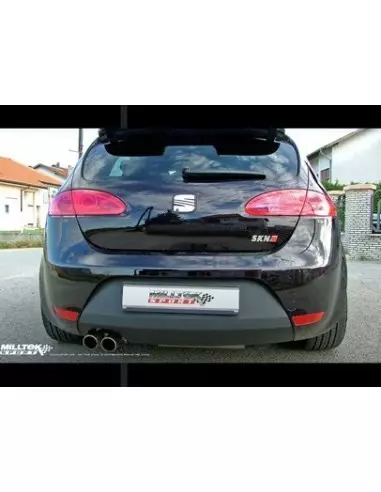 Seat Leon 2,0TDi Milltek Sport Cat-Back 2x 80 chrome JET utblås