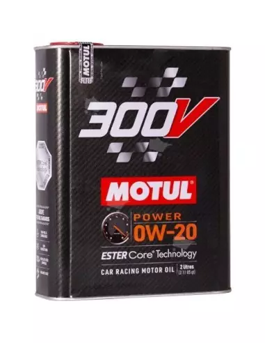 Motul 300V Power 0W20 2liter performance motorolja