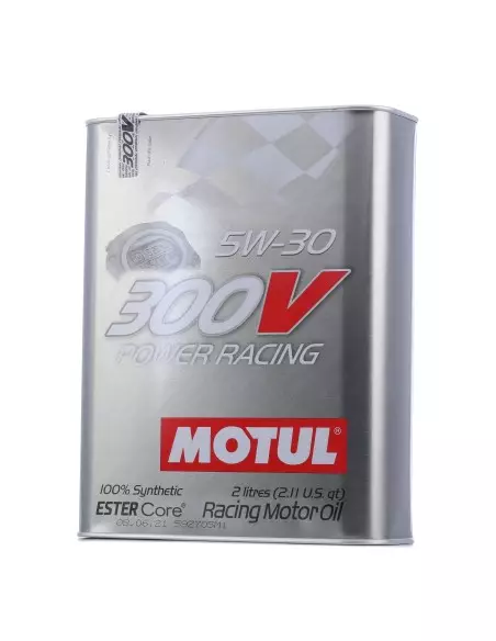 Motul 300V Power Racing 5w30 2liter performance motorolja