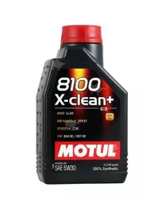 Motul 8100 X-clean+ 5w30 Longlife 1liter motorolja