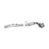 VW Golf 2,0TFSi GTi mk8 Milltek Sport 3,7" gjuten Downpipe med 200 cells racekatalysator (OPF delete) (upp till 400hk)