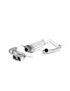 Seat Ibiza 1,4TSi Cupra Milltek Sport 2,5" Cat-Back 2x 80 Chrome GT utblås - Non-Resonated (mindre-dämpad) 2